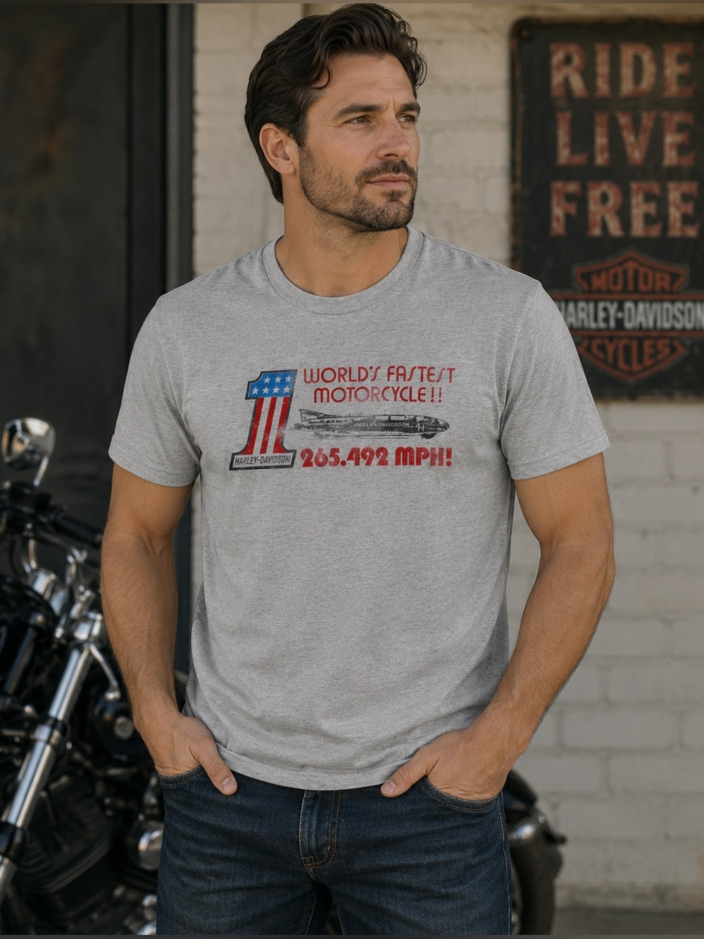 Harley-Davidson Men's MPH Tee